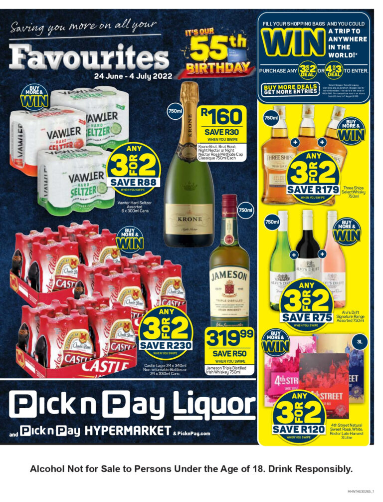 july pick n pa liquor special